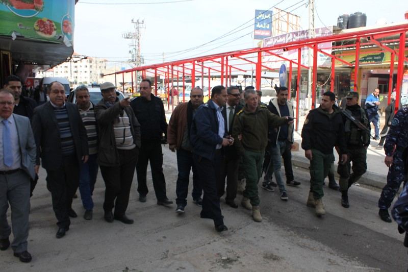 رمضان يتفقد مجريات العمل في سوق النثريات الجديد بالمدينة